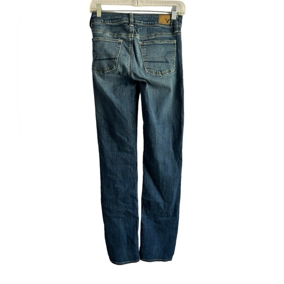 American Eagle Outfitters Straight Super Stretch Denim Jeans • Used • Size: 0 - Picture 3 of 7